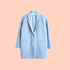 Light blue coat